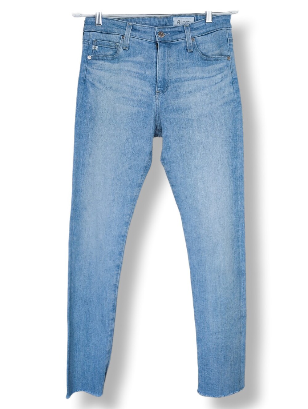 AG Farrah Ankle Skinny High Rise Light Blue Jeans Size 28